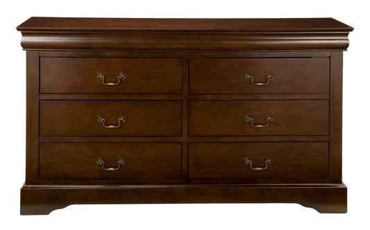 Alpine Furniture Cappuccino West Haven 6 Drawer Dresser 2201