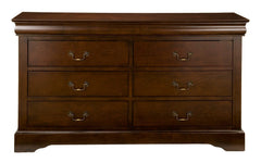 Alpine Furniture Cappuccino West Haven 6 Drawer Dresser 2201