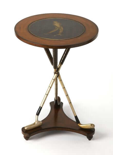 Butler Specialty Nineteenth Hole Round Golf Accent Table 2302070