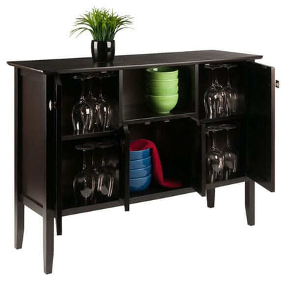 Winsome Wood Melba Buffet 2 Door Coffee Cabinet 23646