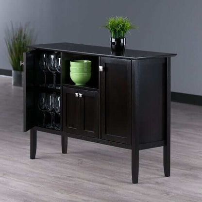 Winsome Wood Melba Buffet 2 Door Coffee Cabinet 23646