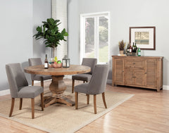 Alpine Furniture Kensington Dark Grey 5PC Dining Set ALPN-2668-DG SET