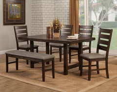 Alpine Furniture Walnut Emery Dining Table 2929-01