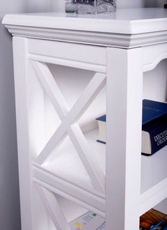 Butler Specialty White Newport  30" Glossy White Bookcase 3044304