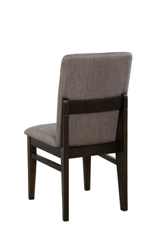 Alpine Furniture Chocolate Olejo Set of 2 Side Chairs 3315-02