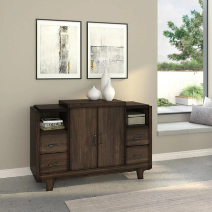 Alpine Furniture Chocolate Olejo Server 3315-06