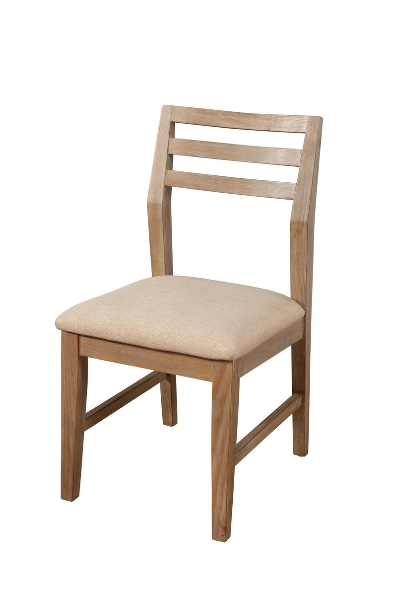 Alpine Furniture Weathered Natural Aiden Set of 2 Side Chairs 3348-02