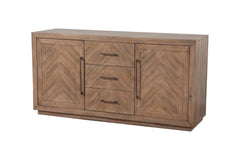 Alpine Furniture Weathered Natural Aiden Sideboard 3348-06