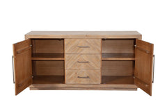 Alpine Furniture Weathered Natural Aiden Sideboard 3348-06