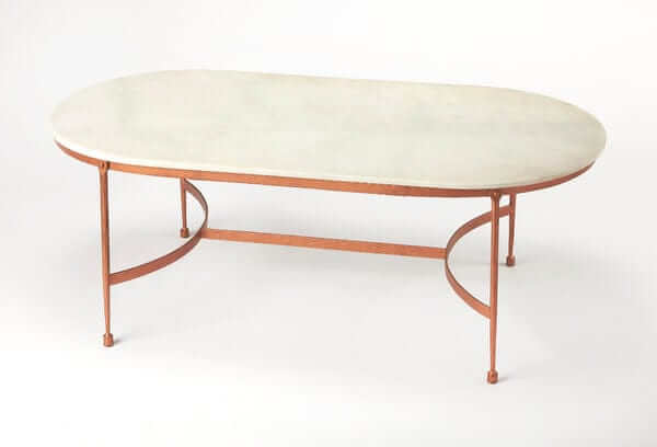 Butler Specialty Legionary White Marble Coffee Table 3778389