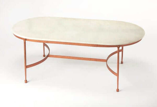 Butler Specialty Legionary White Marble Coffee Table 3778389