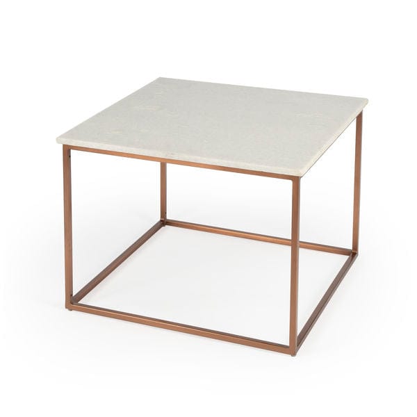 Butler Specialty Copper Holland Marble & Metal Coffee Table 3967389