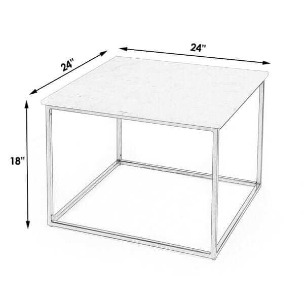 Butler Specialty Copper Holland Marble & Metal Coffee Table 3967389