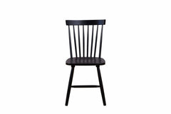 Alpine Furniture Black Lyra Set of 2 Side Chairs 3434BLK-02