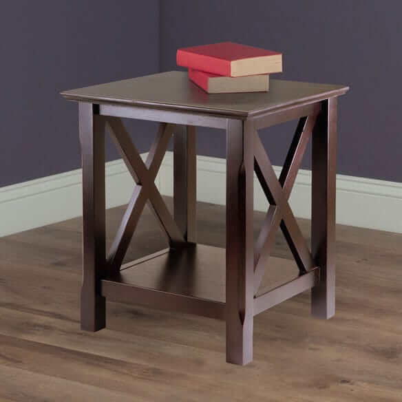 Winsome Wood Xola Accent Table in Cappuccino 40420