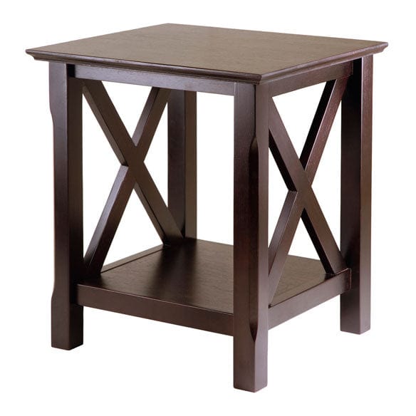 Winsome Wood Xola Accent Table in Cappuccino 40420