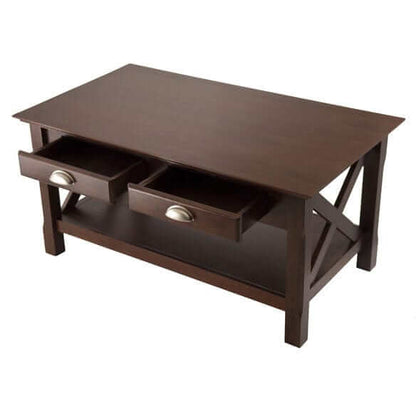 Winsome Xola Coffee Table in Cappuccino 40538
