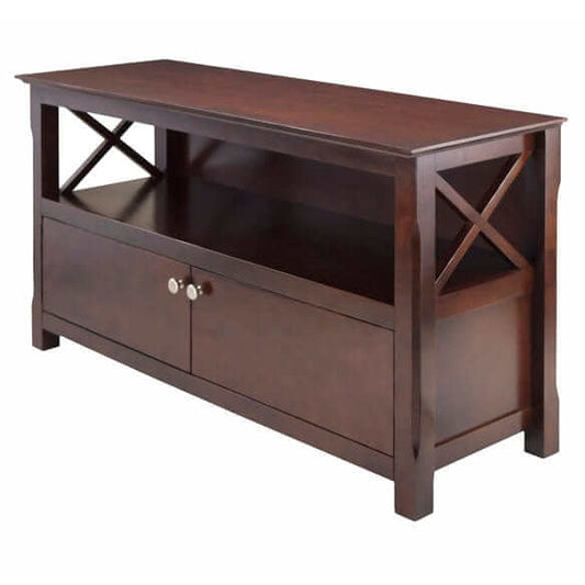 Winsome Wood Xola TV Stand in Cappuccino 40643