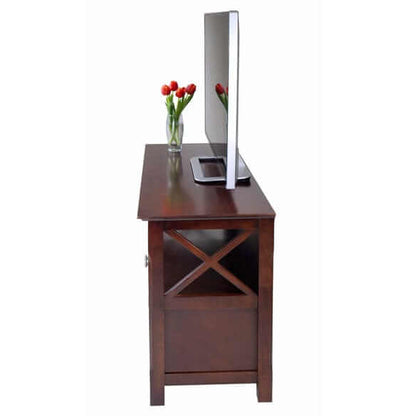 Winsome Wood Xola TV Stand in Cappuccino 40643