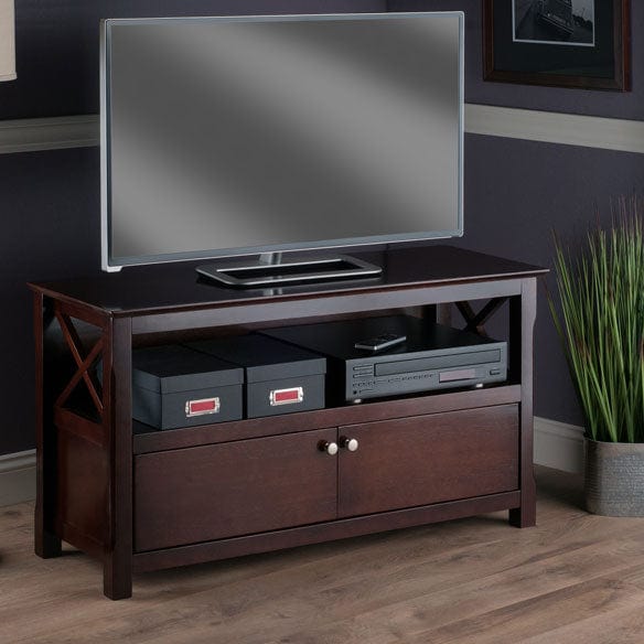 Winsome Wood Xola TV Stand in Cappuccino 40643