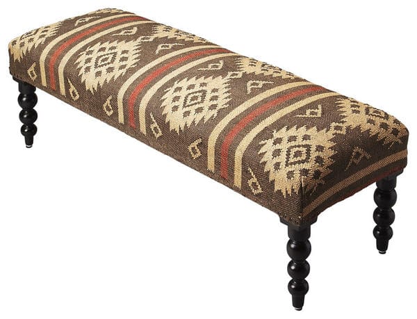 Butler Specialty Navajo Jute Upholstered Bench 4288999