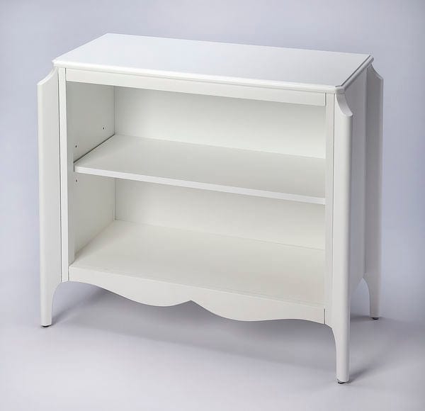 Butler Specialty Wilshire Glossy White Bookcase 4470304