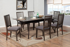 Alpine Furniture Dark Tobacco Lennox Extension Dining Table 5164-01