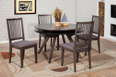 Alpine Furniture Dark Tobacco Lennox Round Dining Table 5164-03