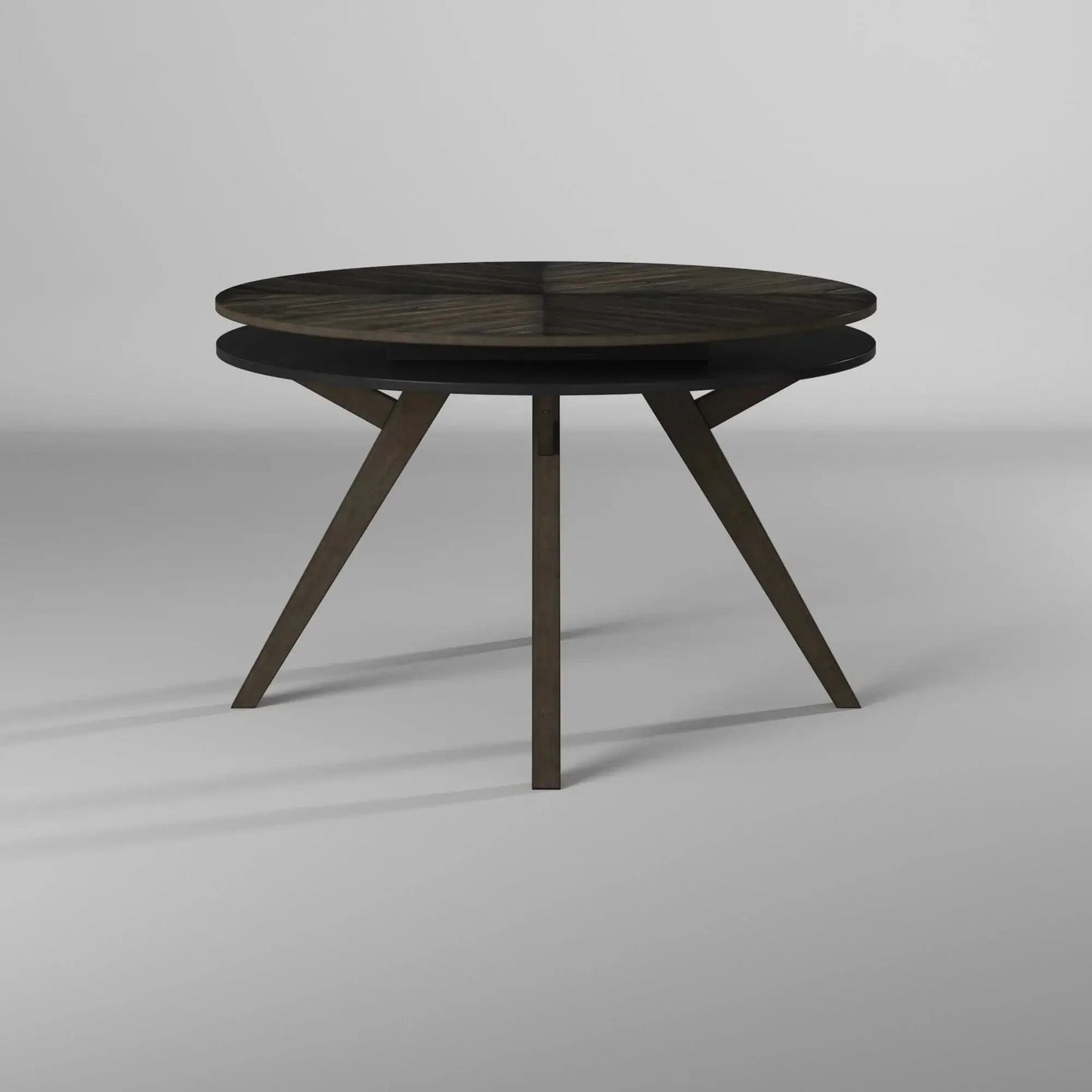 Alpine Furniture Dark Tobacco Lennox Round Dining Table 5164-03
