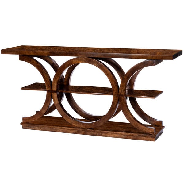 Butler Specialty Medium Brown Stowe Rustic Console Table 5327354