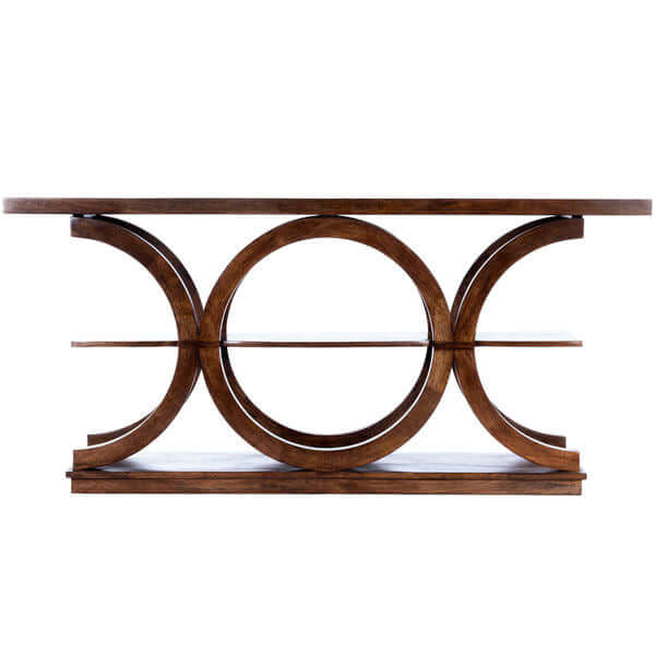 Butler Specialty Medium Brown Stowe Rustic Console Table 5327354