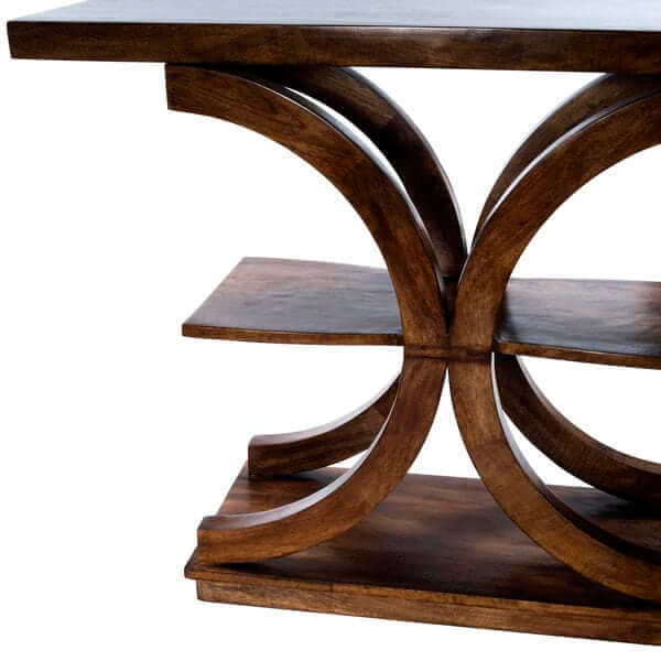 Butler Specialty Medium Brown Stowe Rustic Console Table 5327354
