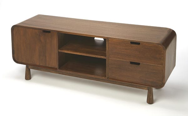 Butler Specialty Medium Brown Drayton Modern Wood TV Stand 5328140