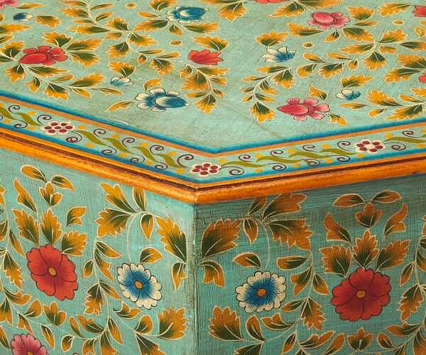 Butler Specialty Green Priya Hand Painted Coffee Table 5362290