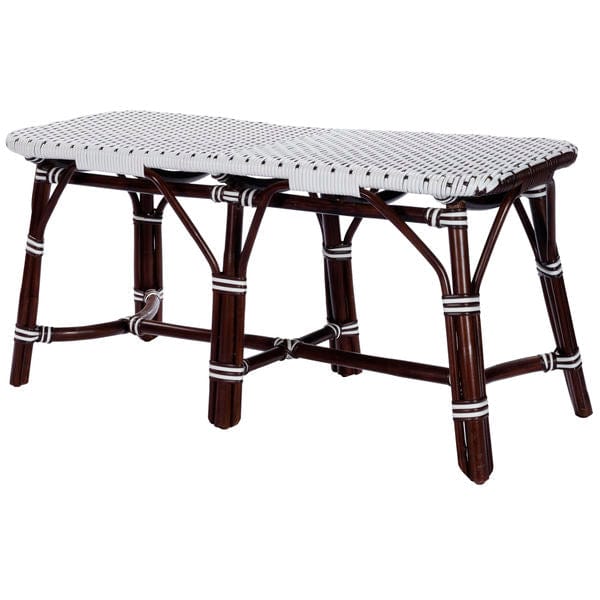 Butler Specialty Marcella Dark Brown Rattan Bench 5483295