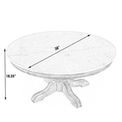 Butler Specialty Grey Danielle Marble Coffee Table 5516329