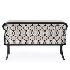 Butler Specialty Black Southport Iron Outdoor Loveseat 5660437