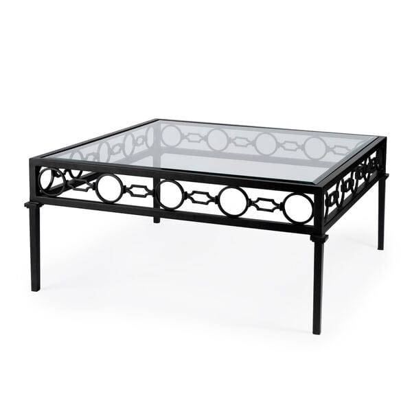 Butler Specialty Black Southport Iron Outdoor Coffee Table 5663437