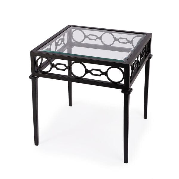 Butler Specialty Black Southport Iron Outdoor End Table 5664437