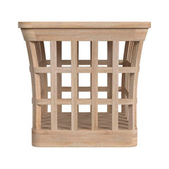 Butler Specialty Light Brown Monhegan Outdoor Teak & Marble End Table 5665436