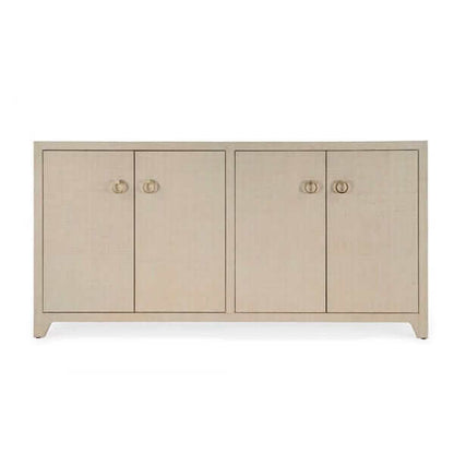 Butler Specialty Natural Bar Harbor Raffia 4 Door 70" Sideboard 5668362