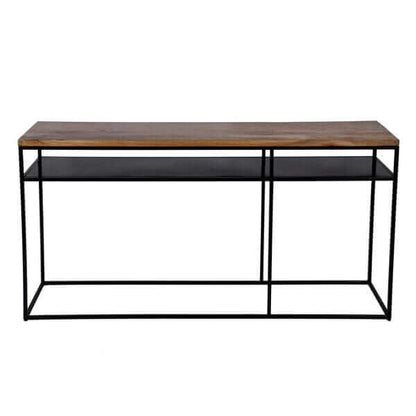 Butler Specialty Light Brown Sutton 63" Iron & Wood Console Table 5683330