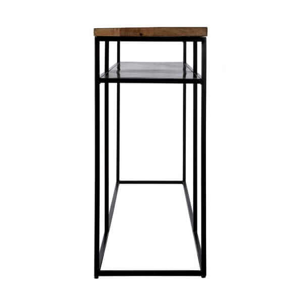 Butler Specialty Light Brown Sutton 63" Iron & Wood Console Table 5683330