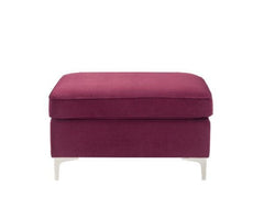 ACME Jaszira Burgundy Velvet Modular Ottoman 57335