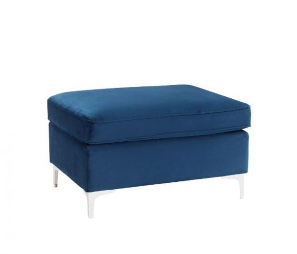 ACME Jaszira Blue Velvet Modular Ottoman 57345