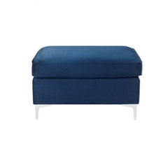 ACME Jaszira Blue Velvet Modular Ottoman 57345