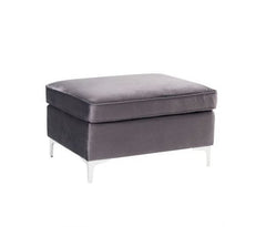 ACME Jaszira Gray Velvet Modular Ottoman 57375