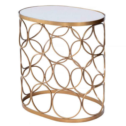 Butler Specialty Gold Talulah Oval Marble Accent Table 6123025