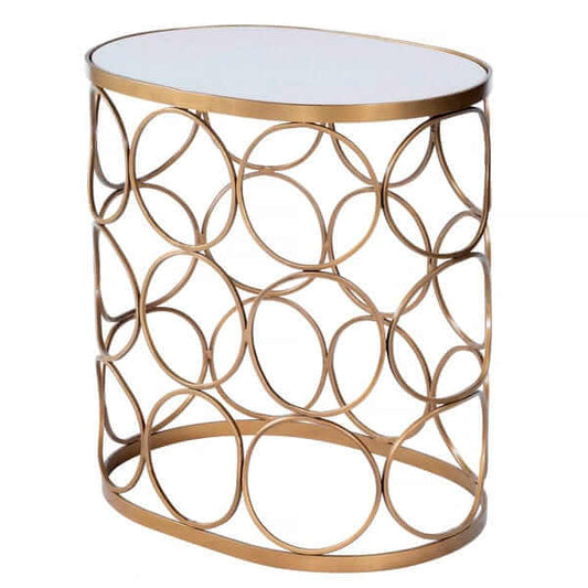 Butler Specialty Gold Talulah Oval Marble Accent Table 6123025