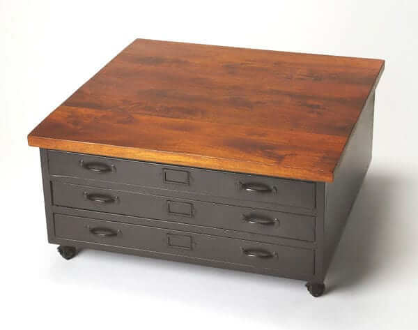 Butler Specialty Galvin Industrial Chic Coffee Table in Multi-Color 6231330
